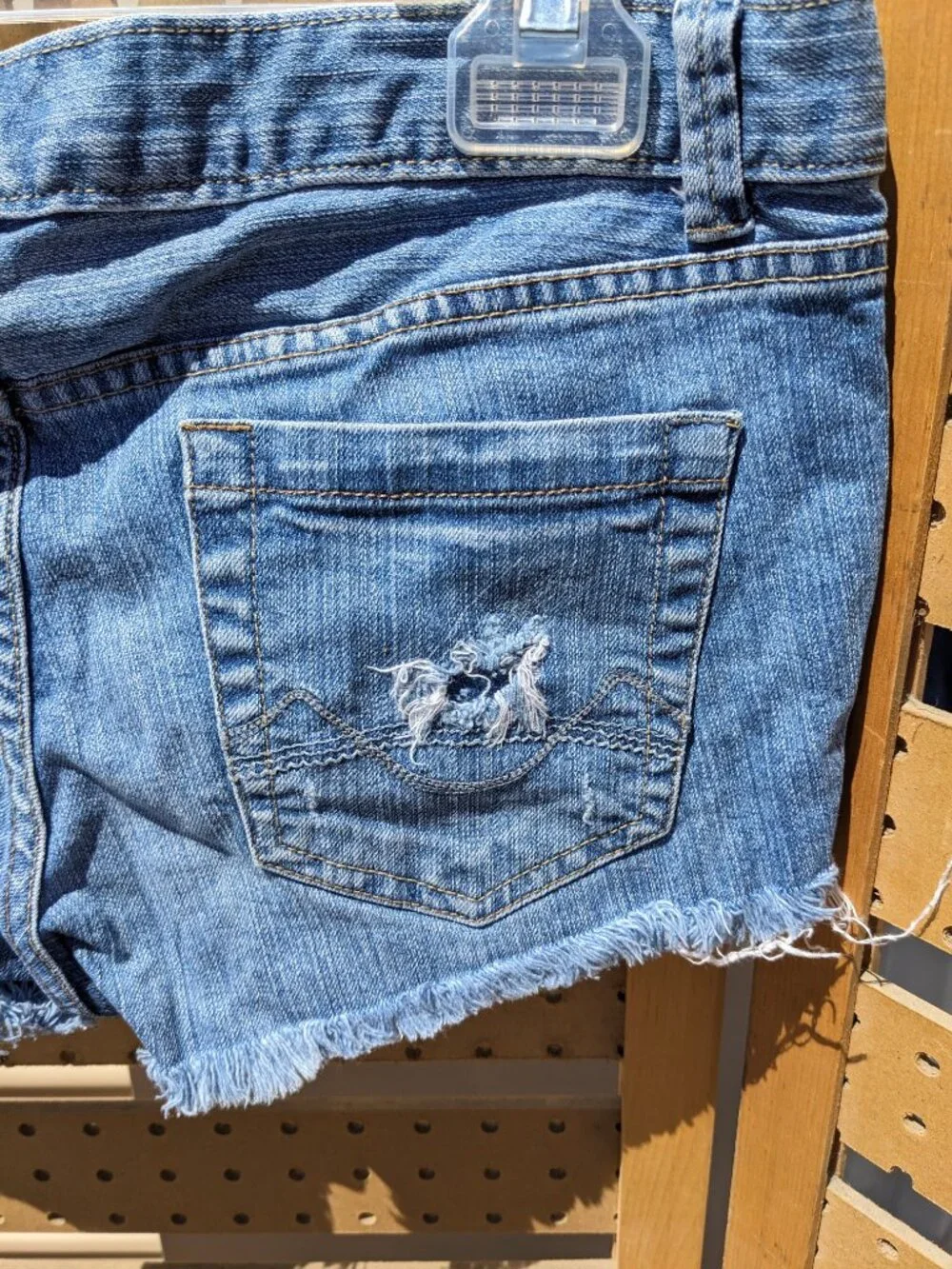 Mossimo Denim Cutoff Shorts Sz 9 - Picture 6 of 6